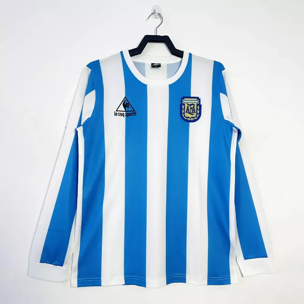 Argentina Jersey 1986 Home Long Sleeve – ...