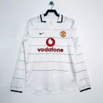 Man Utd Shirt 2003-05 Away Retro (White Legend) | Long Sleeve | RFS UK Pro Jersey Shop