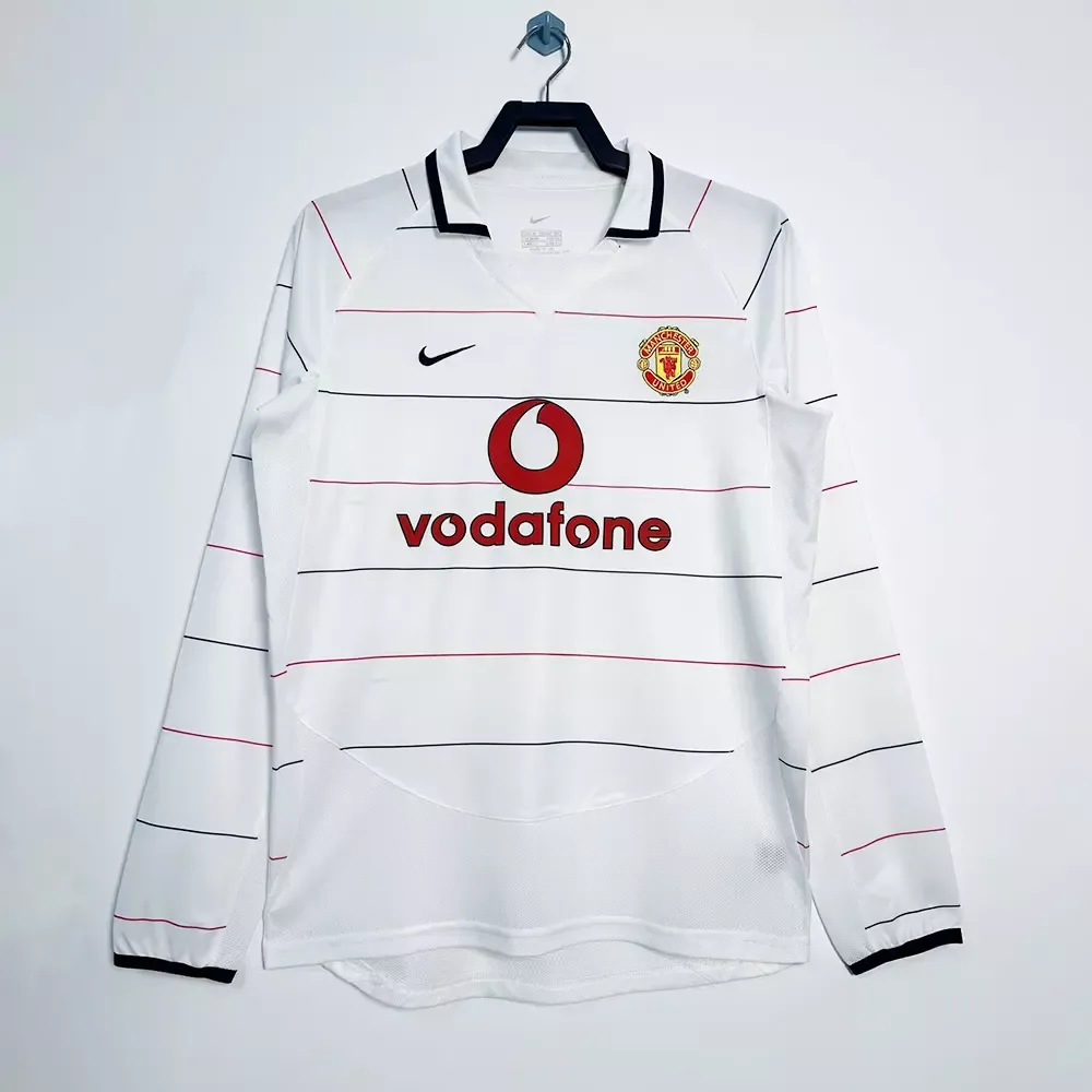 Man Utd Shirt 2003-05 Away Retro (White Legend)...