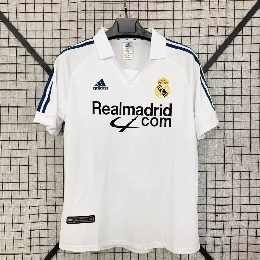 Real Madrid Jersey 2001-02 Home – Retro F...