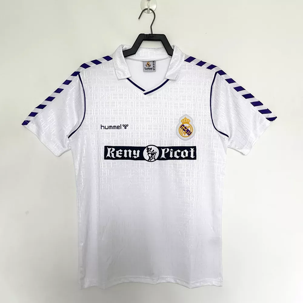 Real Madrid Jersey 1988-90 Home – Retro F...