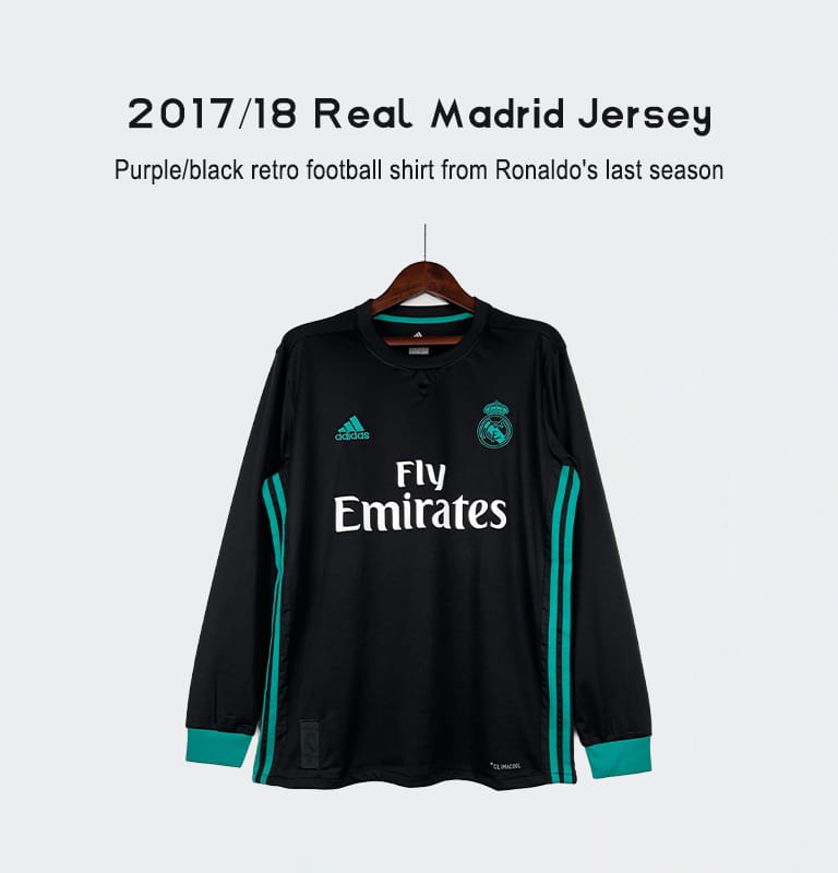 Real Madrid 17/18
 Retro Football Shirt - Away