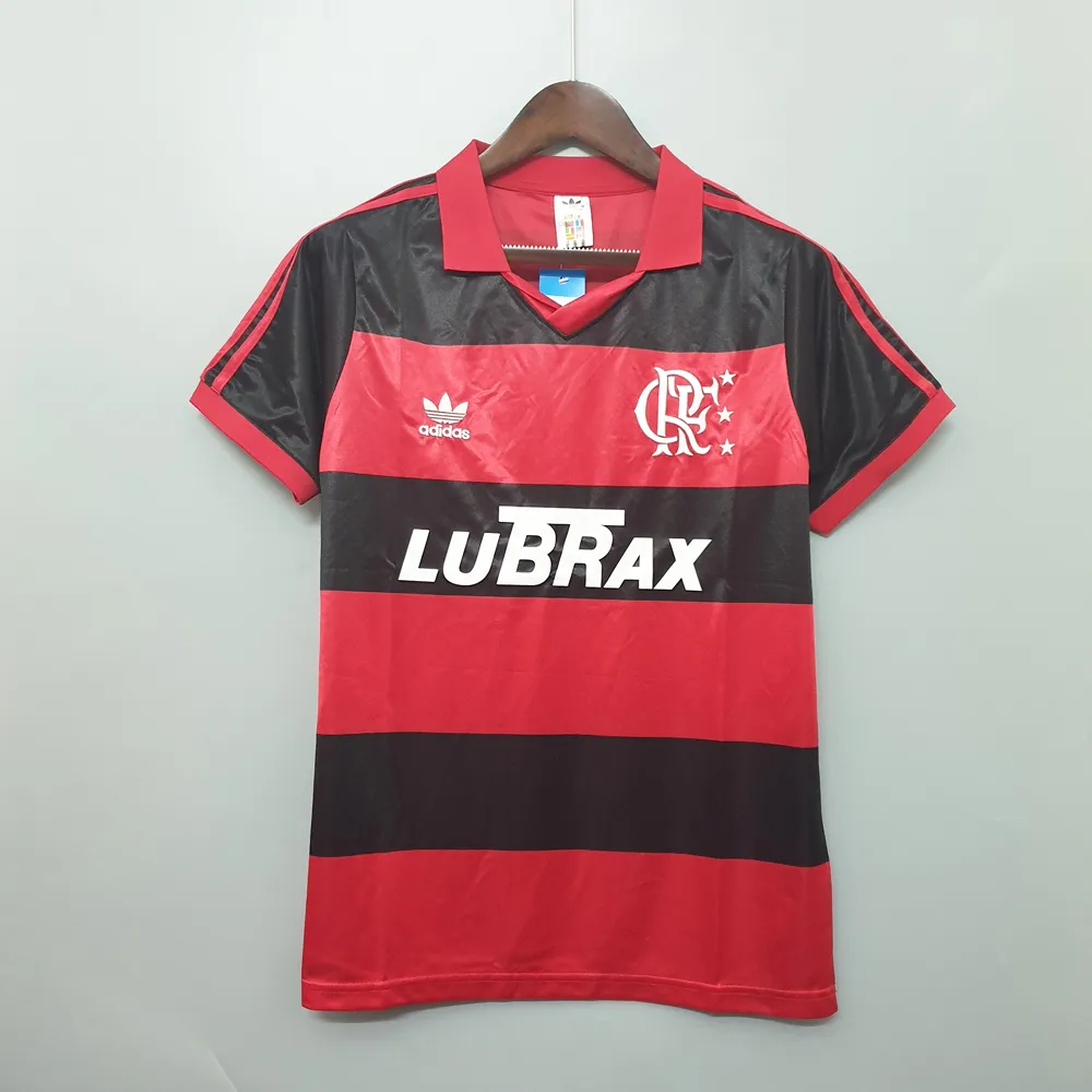 Flamengo 1990 Retro Home Football Shirt – Timel...