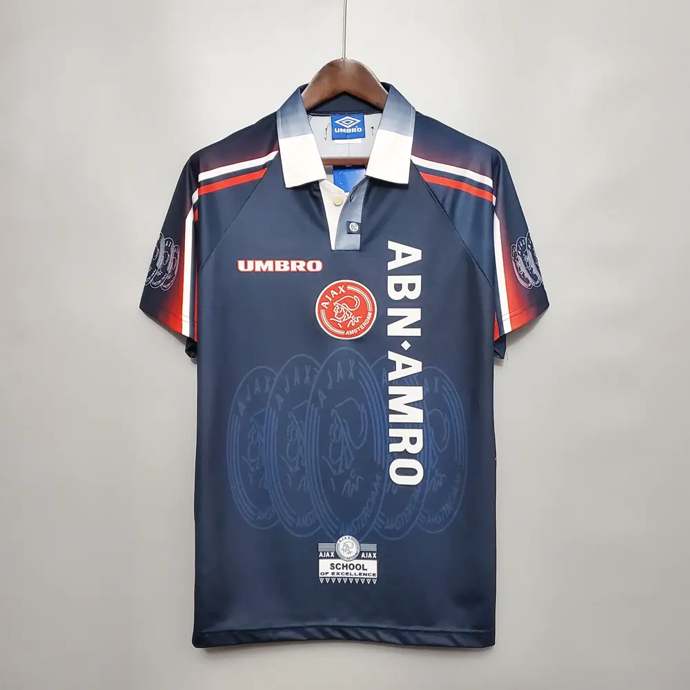 Retro 97/98 Away Ajax Shirt | RFS UK Pro Jersey...